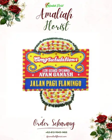 Sewa Papan Bunga Pinang Kencana